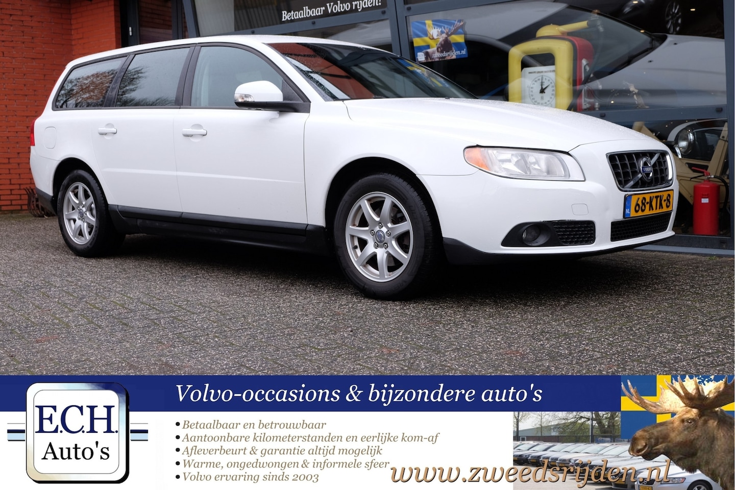Volvo V70 - 2.0 Limited Edition 2.0 145 pk Limited Edition, Leer, Trekhaak - AutoWereld.nl