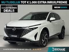 Nissan Qashqai - 1.3 MHEV Xtronic Tekna Plus | Navigatie | 360° Camera | Panoramadak | BOSE | Stoel + stuur