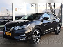 Nissan Qashqai - 1.3 DIG-T 160PK AUTOMAAT TEKNA Panodak | Navi | NL Auto | 1e Eigenaar | 360 Camera | Led |