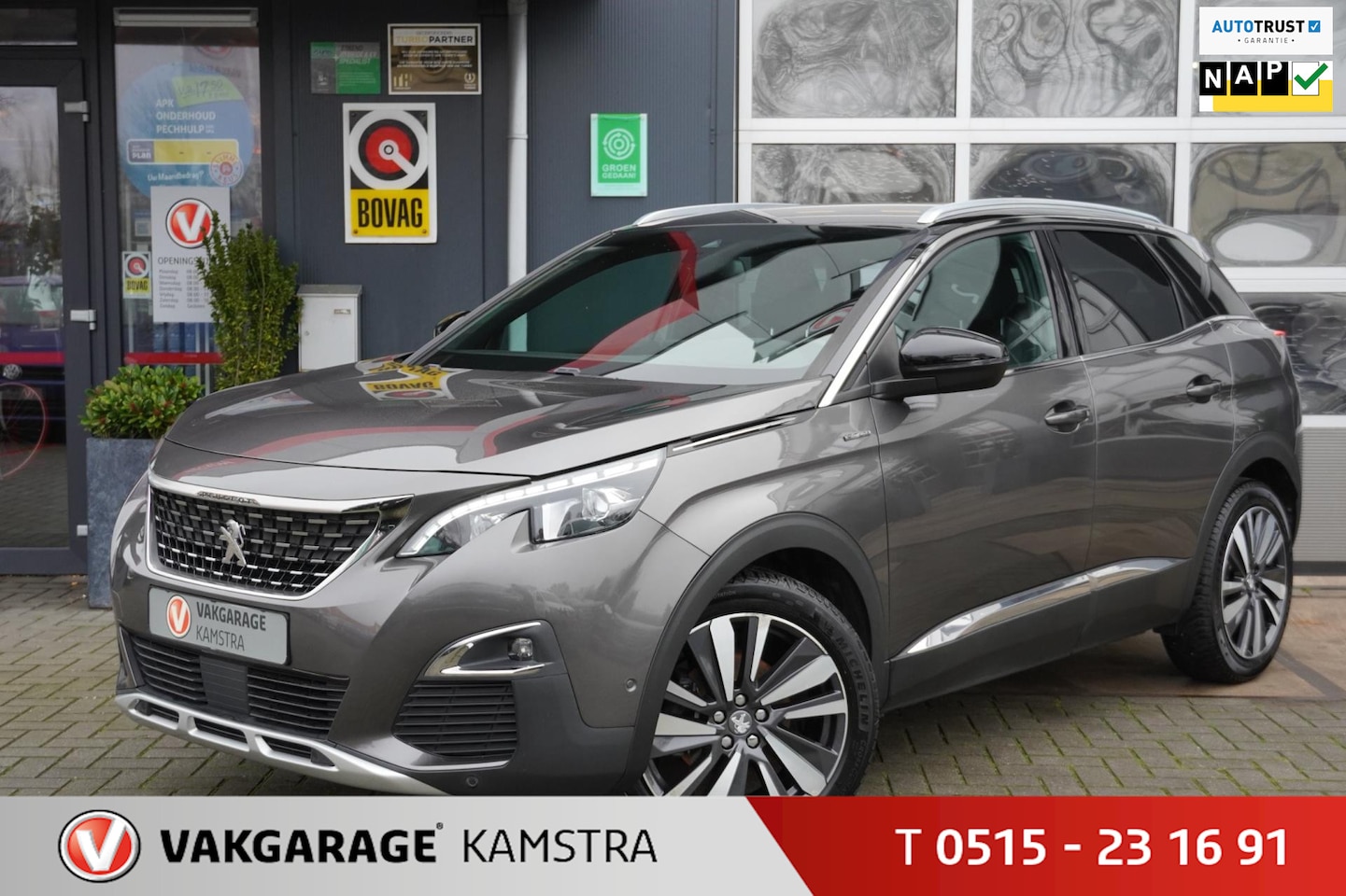 Peugeot 3008 - 1.2 PureTech GT Line NAP Full-LED/Navi/PDC+Cam - AutoWereld.nl