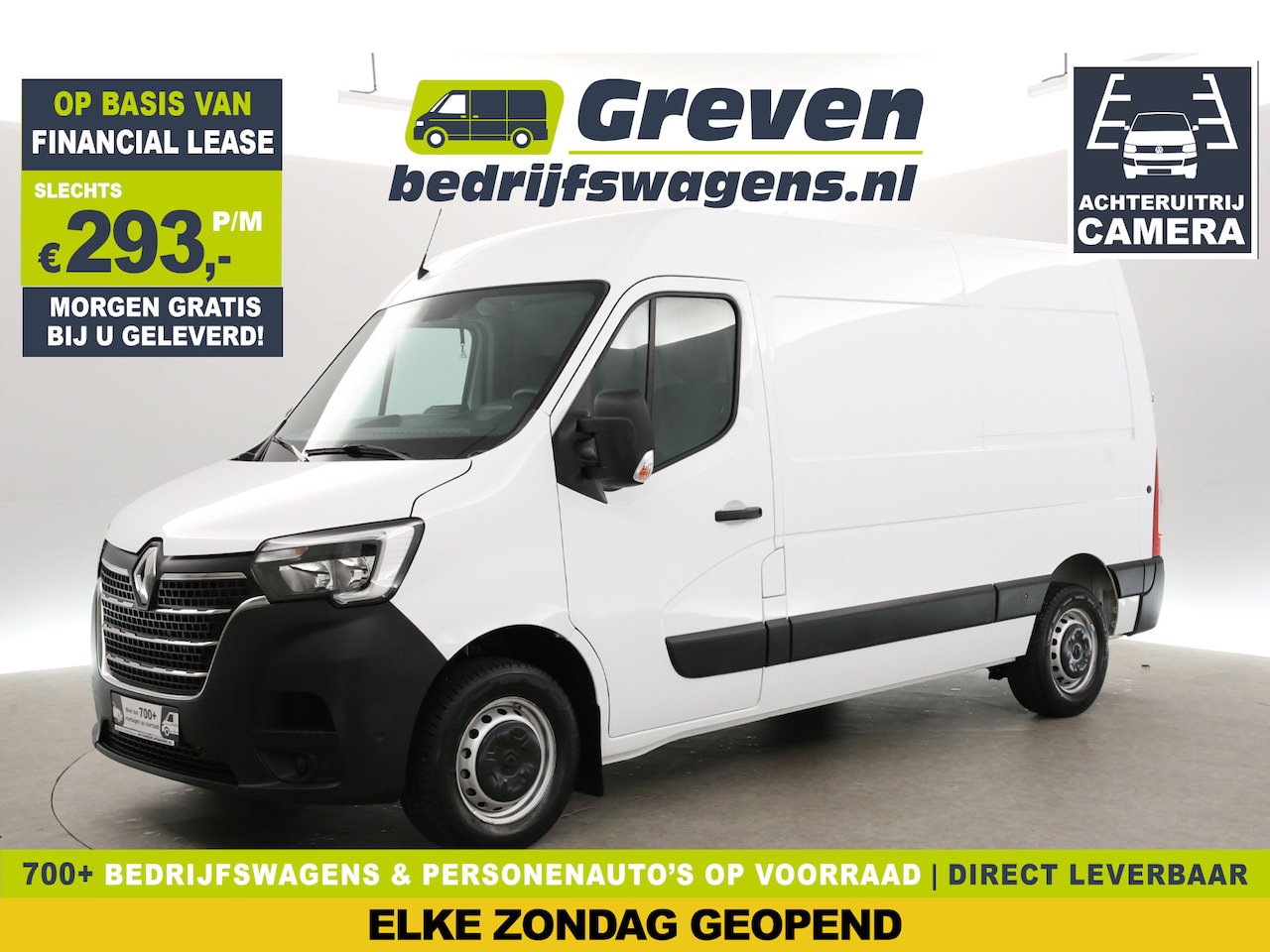 Renault Master - 2.0 dCi 150PK L2H2 | Airco | Camera | Cruise | 3-Zits | Stoelverw. | Carplay | Parkeersens - AutoWereld.nl