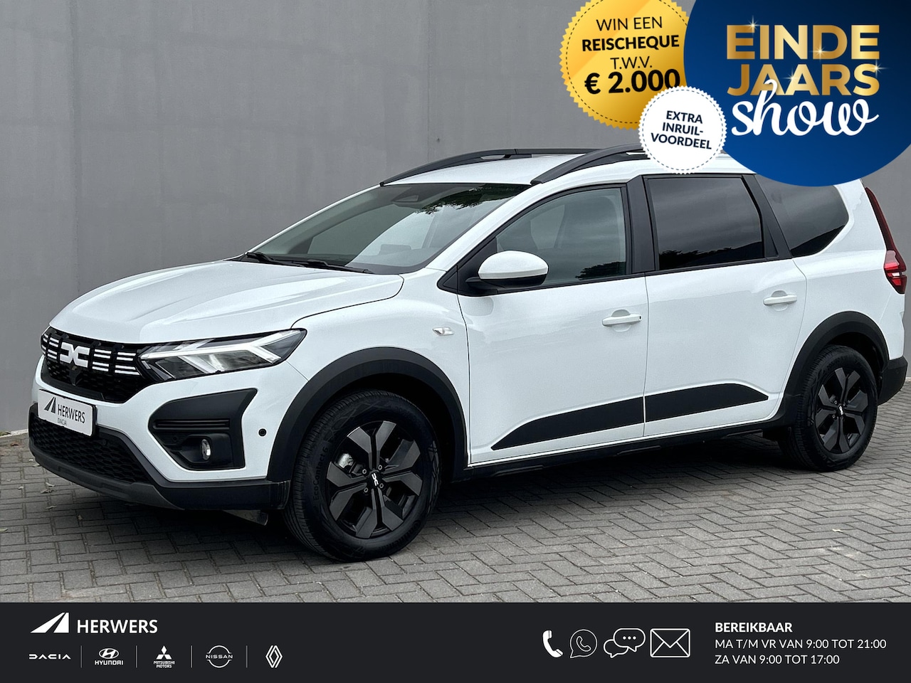 Dacia Jogger - 1.6 Hybrid 140 Expression 7p. Automaat / 7 Zitplaatsen / Pack Assist / Stoelverwarming / A - AutoWereld.nl