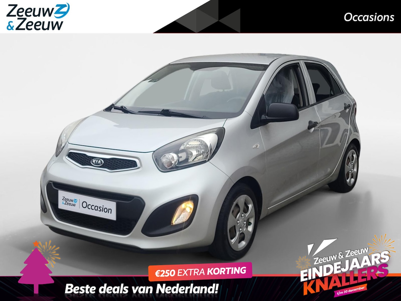 Kia Picanto - 1.0 Comfort Pack 5 Zitplaatsen | Airco | Metallic lak | Bovag garantie | Nieuwe APK bij af - AutoWereld.nl
