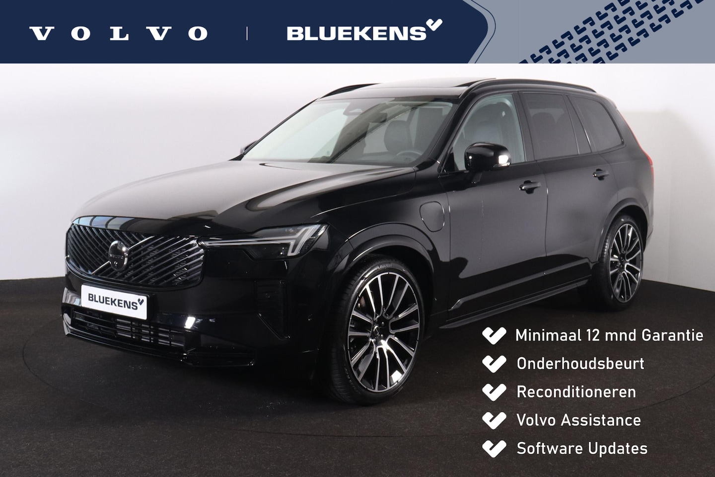 Volvo XC90 - T8 Recharge AWD Ultra Dark - Luchtvering - Panorama/schuifdak - IntelliSafe Assist & Surro - AutoWereld.nl