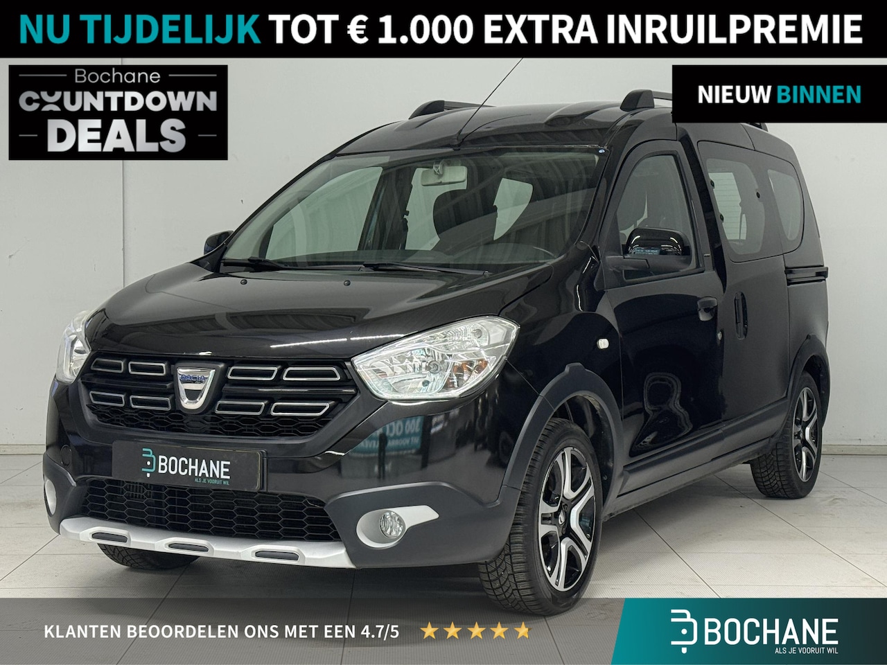 Dacia Dokker - 1.2 TCe S&S Ambiance | Navigatie | Camera | Trekhaak | All Season | Stoelverwarming | - AutoWereld.nl