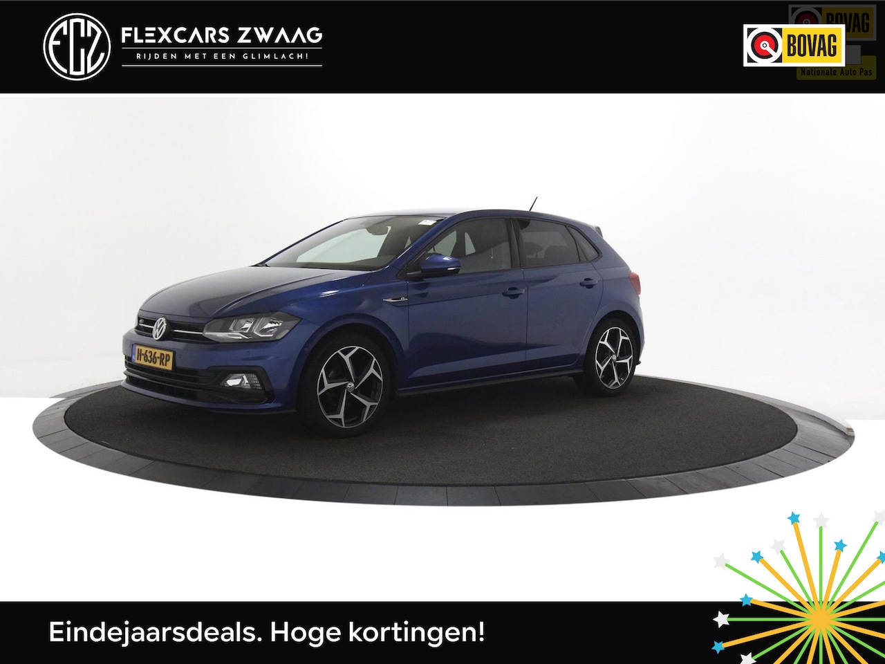 Volkswagen Polo - 1.0 TSI Highline Business R - Navi - Leder - Beats - Trekhaak - Org.NL - AutoWereld.nl