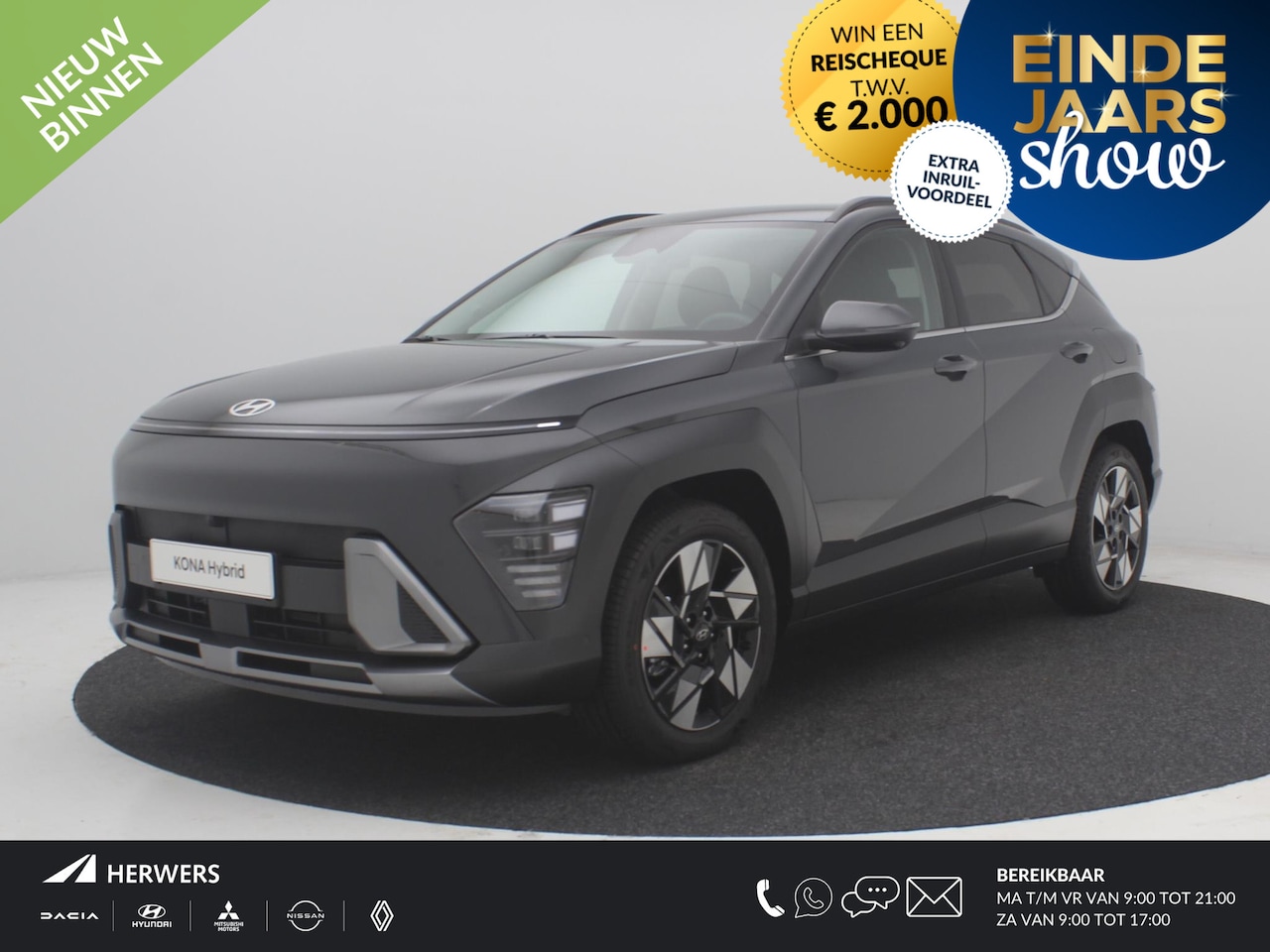 Hyundai Kona - 1.6 GDI HEV Comfort Smart / € 3.000,- Voordeel Op Nieuwprijs / Rijklaarprijs / Direct Leve - AutoWereld.nl
