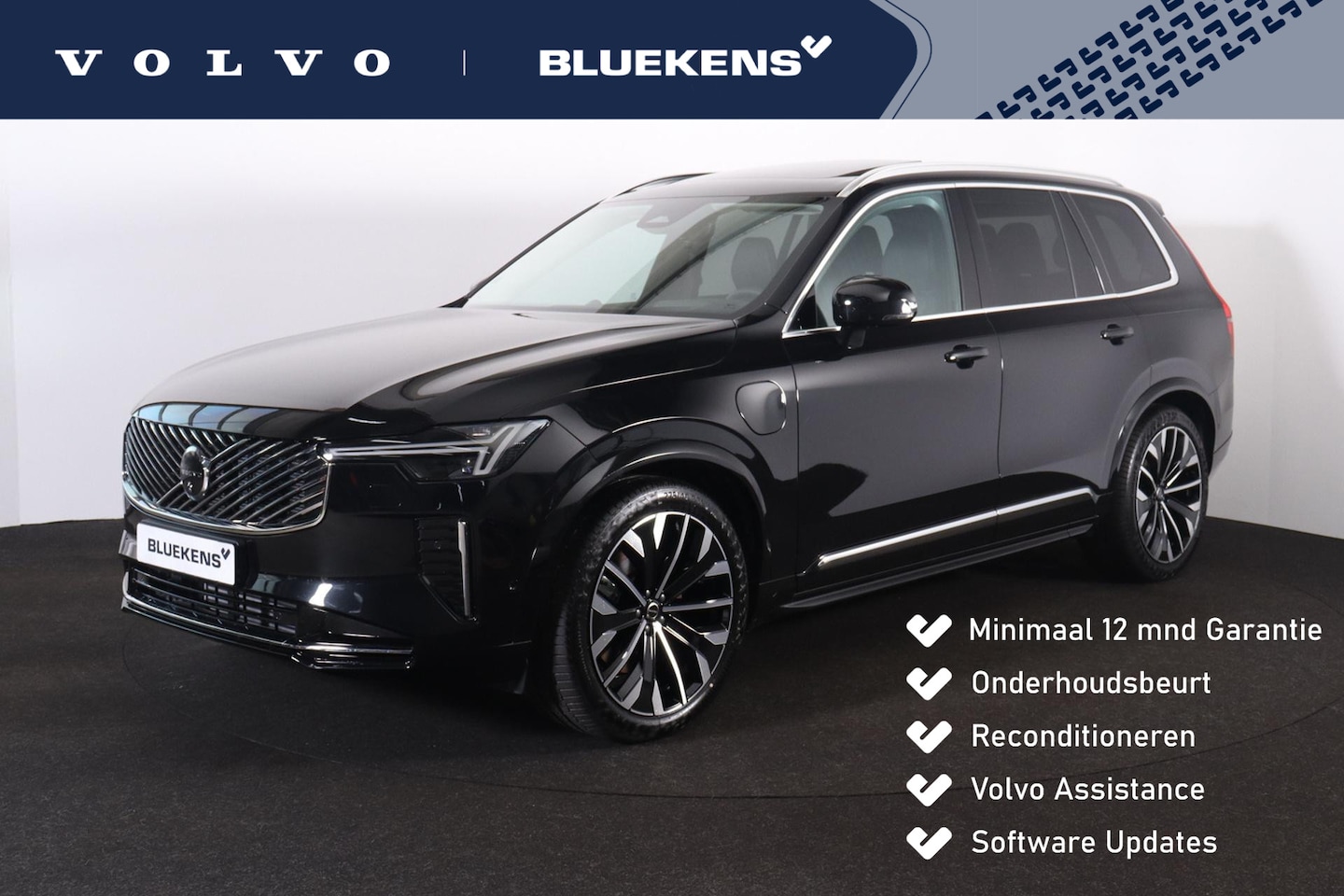 Volvo XC90 - T8 Recharge AWD Ultra Dark - Luchtvering - Panorama/schuifdak - IntelliSafe Assist & Surro - AutoWereld.nl