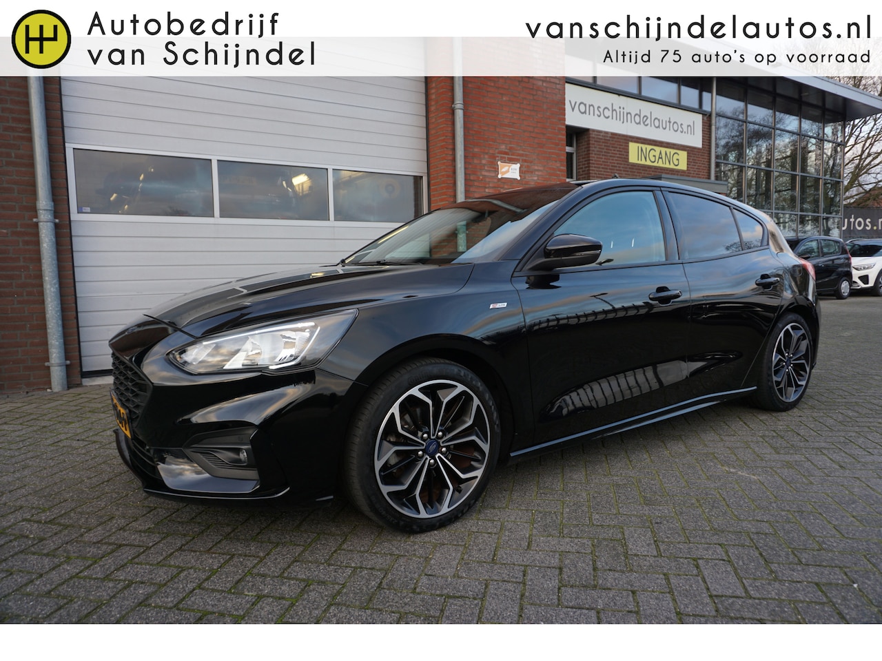 Ford Focus - 1.0 ECOBOOST 126PK ST LINE BUSINESS ORIGINEEL NEDERLANDS LED NAVI ANDROID/APPLECARPLAY 18I - AutoWereld.nl
