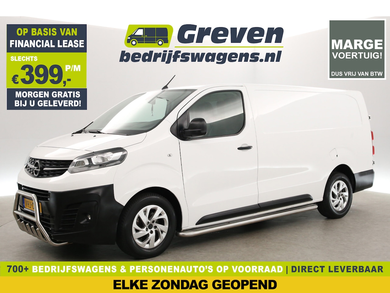 Opel Vivaro - 2.0 CDTI L3H1 | MARGE | Airco | Cruise | 3-Zits | Camera | Trekh. | Carplay | Navi | Parke - AutoWereld.nl