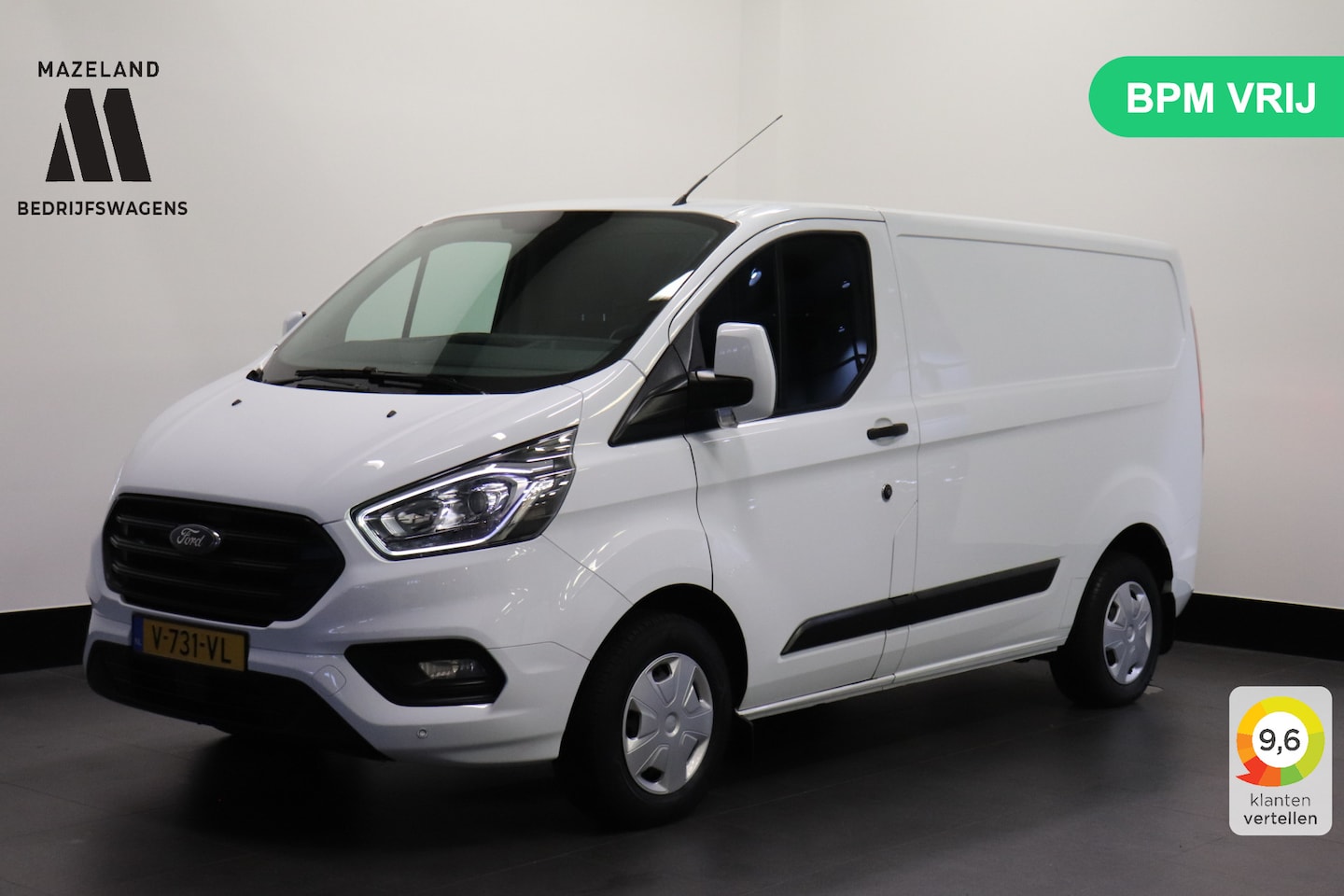 Ford Transit Custom - 2.0 TDCI EURO 6 - Airco - Cruise - Trekhaak - € 12.950,- Excl. - AutoWereld.nl