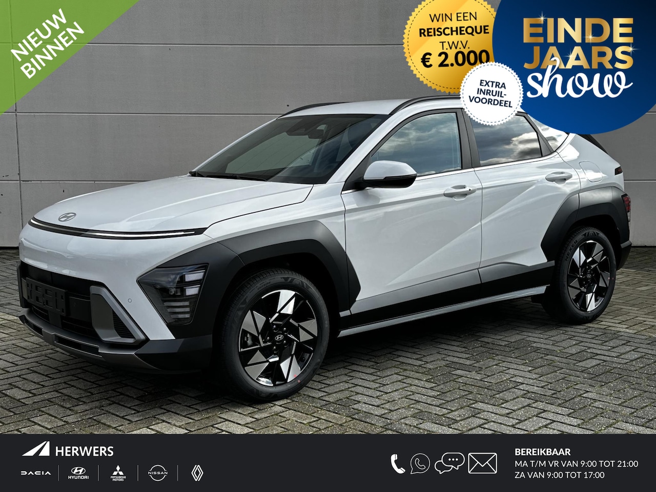 Hyundai Kona - 1.6 GDI HEV Comfort Smart / € 3.000,- Voordeel Op Nieuwprijs / Rijklaarprijs / Direct Leve - AutoWereld.nl