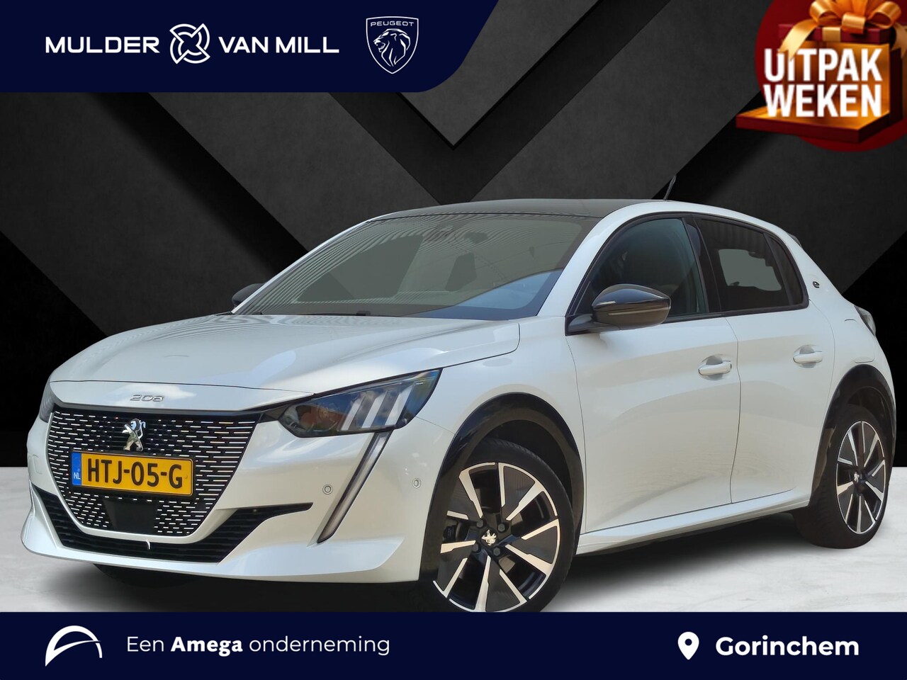 Peugeot e-208 - GT EV 3-FASEN 50kWh 136pk | BLACK DIAMOND | PANODAK | NAVI | STOELVERW. | CAMERA | DODEHOE - AutoWereld.nl