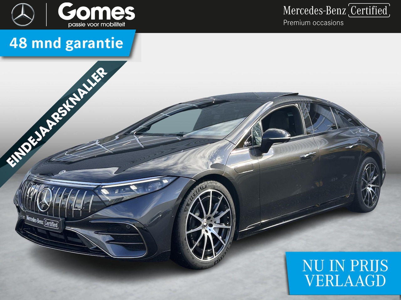 Mercedes-Benz EQS - 450+ AMG | Panoramadak | Trekhaak | Burmester | Carplay - AutoWereld.nl