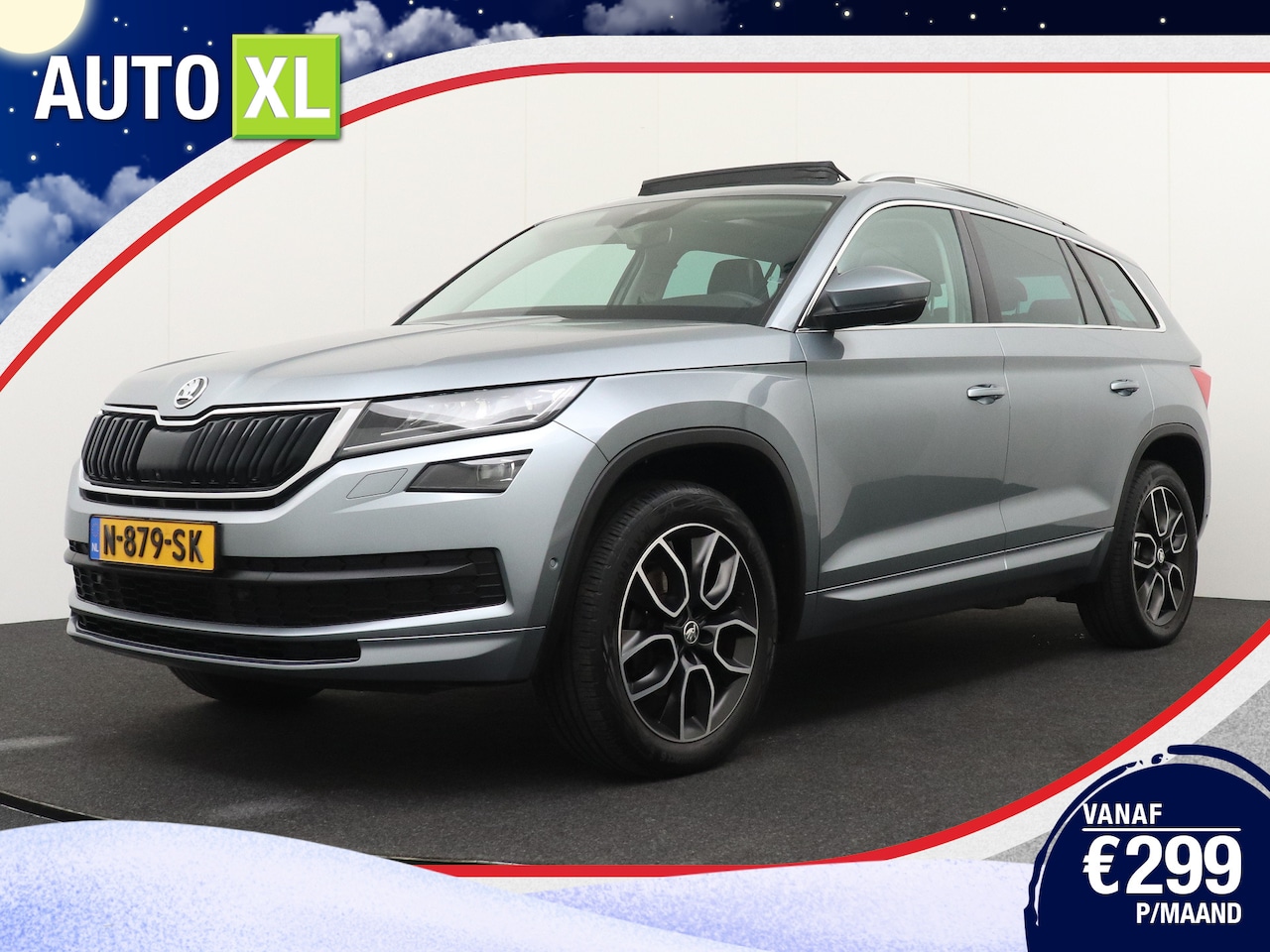 Skoda Kodiaq - 1.4 150 PK TSI 4x4 Sportline 7-P Pano-dak Adapt.Cruis Trekhaak - AutoWereld.nl