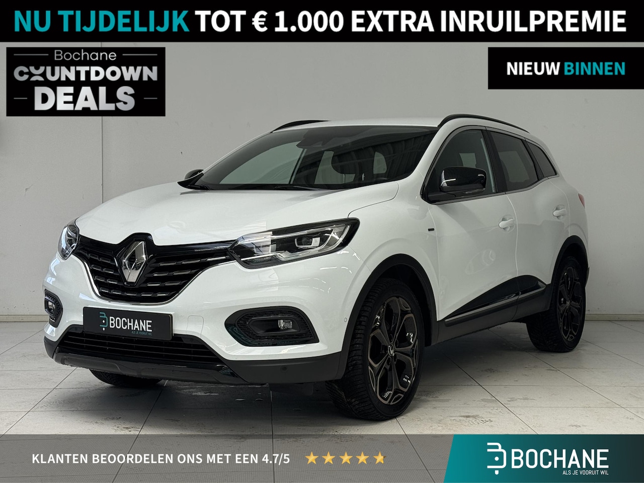 Renault Kadjar - 1.3 TCe Black Edition | Navigatie | Camera | Cruise control adaptief | Stoelverwarming | - AutoWereld.nl