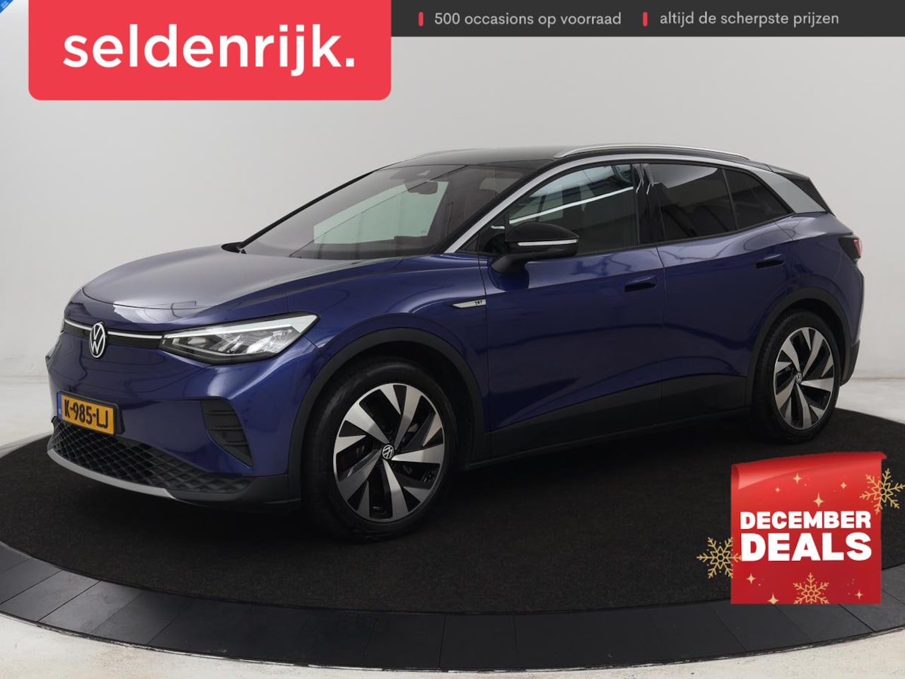 Volkswagen ID.4 - First 77 kWh | Stoel & stuurverwarming | Camera | Carplay | Adaptive cruise | Half leder | - AutoWereld.nl