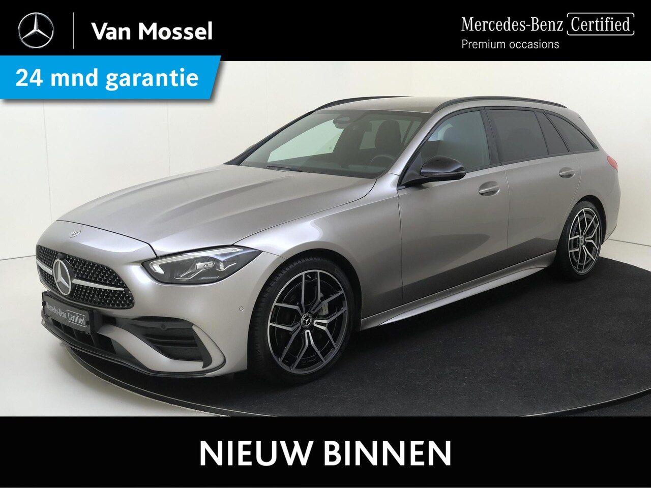 Mercedes-Benz C-klasse Estate - 220 d 4MATIC AMG Line / Night/ 19 inch/ Standkachel/ El. Trekhaak/ - AutoWereld.nl