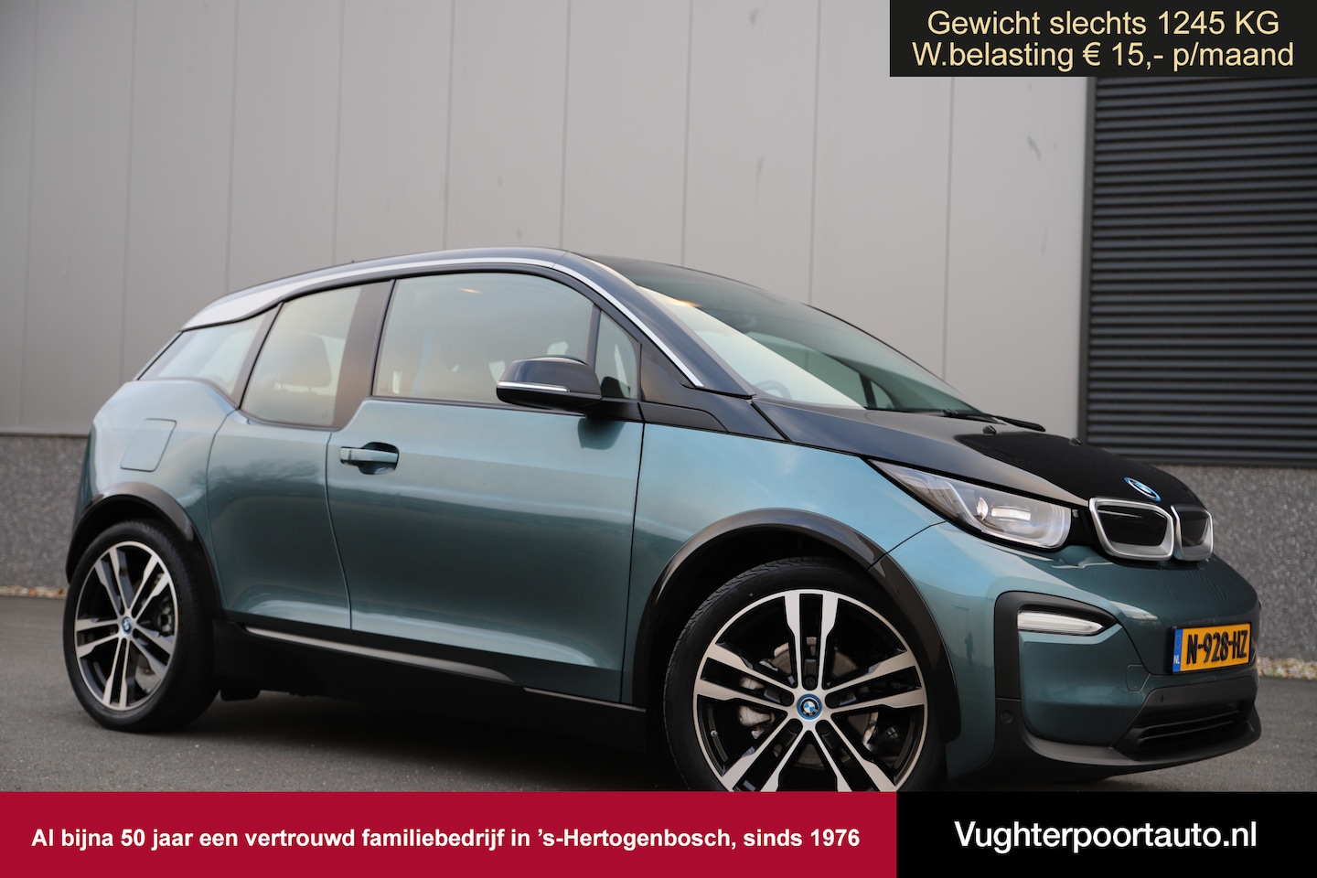 BMW i3 - 120Ah 42 kWh Carplay/ Blue Ridge Mountain/W-pomp/Navi pro/3-Fase - AutoWereld.nl