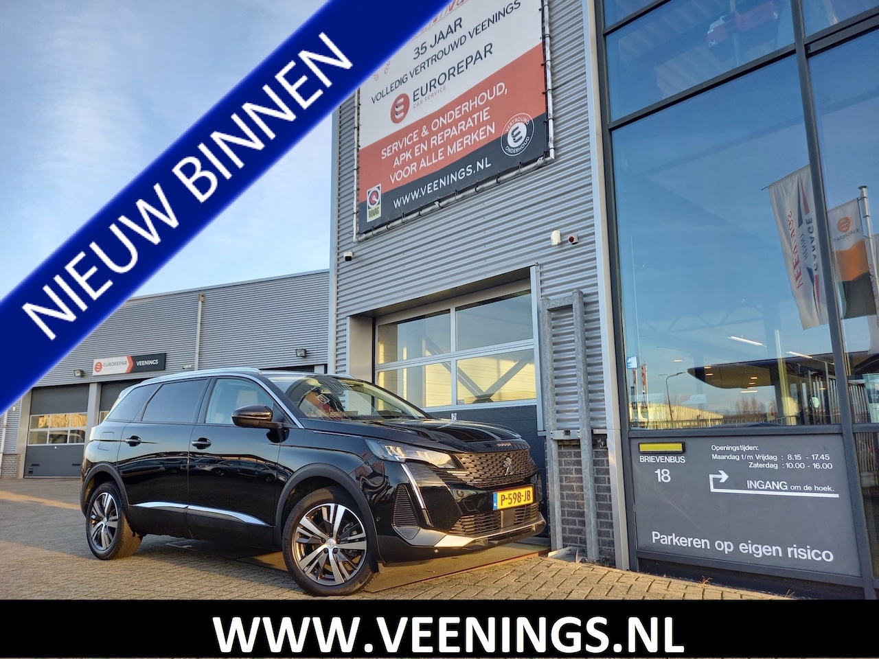 Peugeot 5008 - 1.2 PureTech Allure Pack Business - 2X CAMERA VOOR / ACHTER - STOELVERW - CLIMATE - ADAP C - AutoWereld.nl