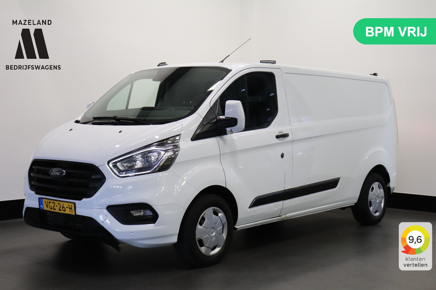 Ford Transit Custom - 2.0 TDCI 130PK L2 EURO 6 - Airco - Navi - Cruise - €13.900,- Excl. - AutoWereld.nl