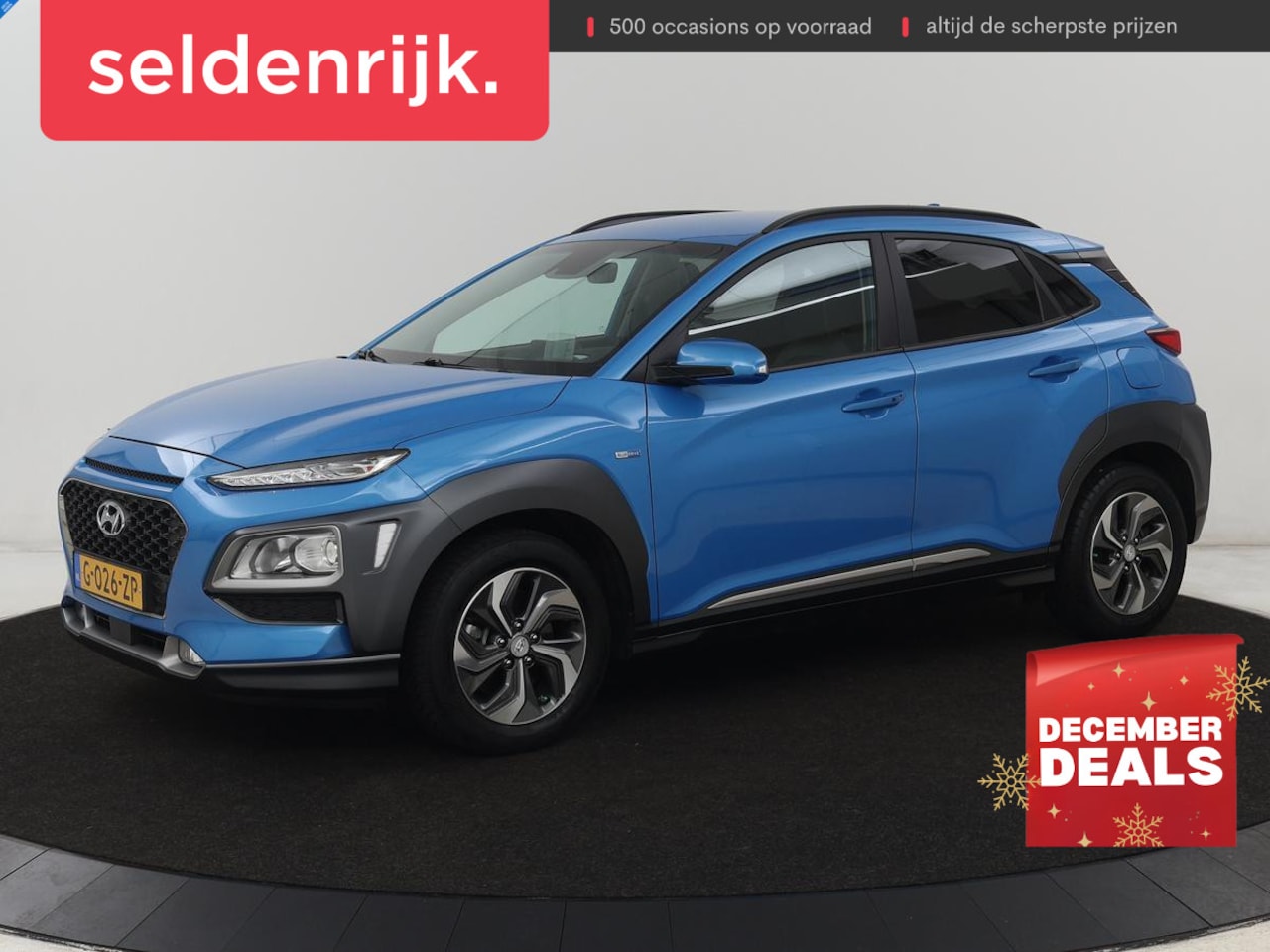 Hyundai Kona - 1.6 GDI HEV Fashion | Head-Up | Trekhaak | Adaptive cruise | Camera | Carplay | Keyless | - AutoWereld.nl