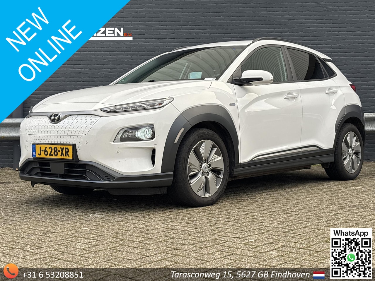 Hyundai Kona Electric - EV Premium 64 kWh | € 11.900,- NETTO! | Leder | Climate | Cruise | Navi | Camera | Stoelve - AutoWereld.nl