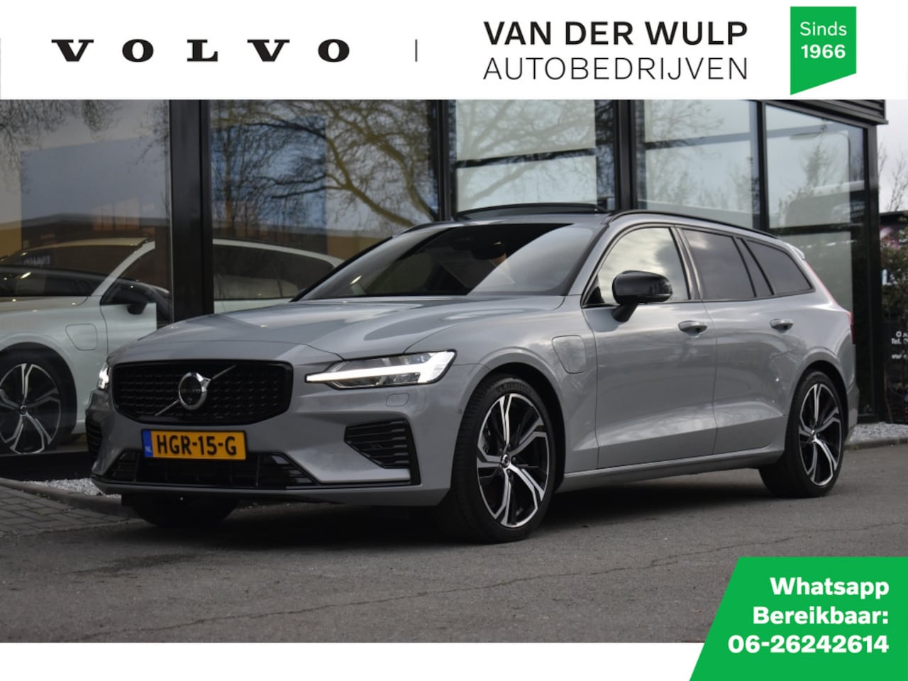 Volvo V60 - T8 455pk AWD Ultra Dark | Massage | Trekhaak | Bowers&Wilkins - AutoWereld.nl