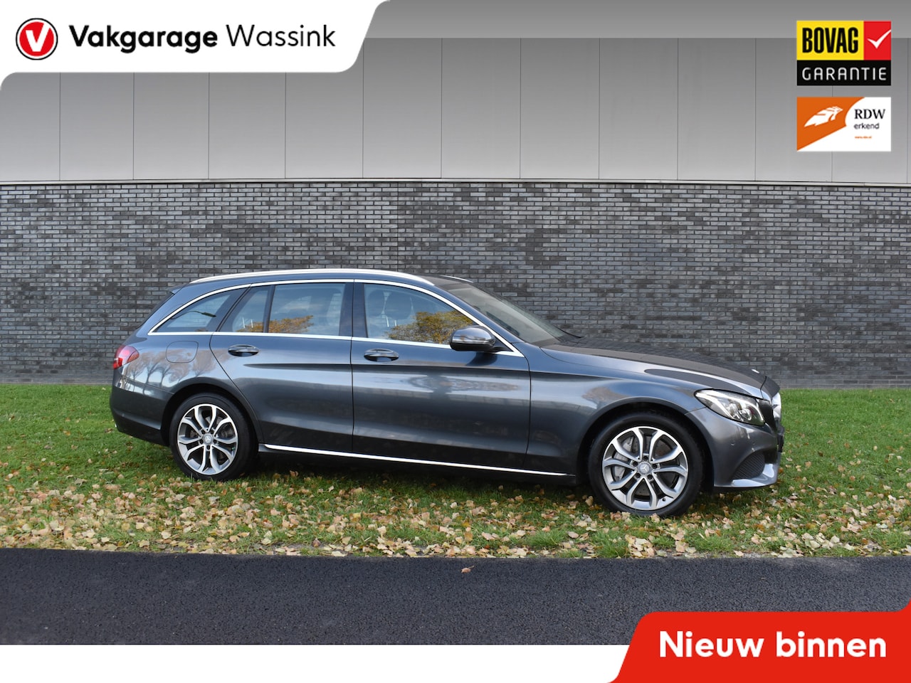 Mercedes-Benz C-klasse Estate - 350 e Lease Edition Plugin hybride 279pk Automaat Luchtvering - AutoWereld.nl