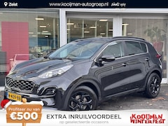 Kia Sportage - 1.6 T-GDI Black Edition Schuif-/kanteldak | Trekhaak | zwart lederen bekleding | Stoelverw