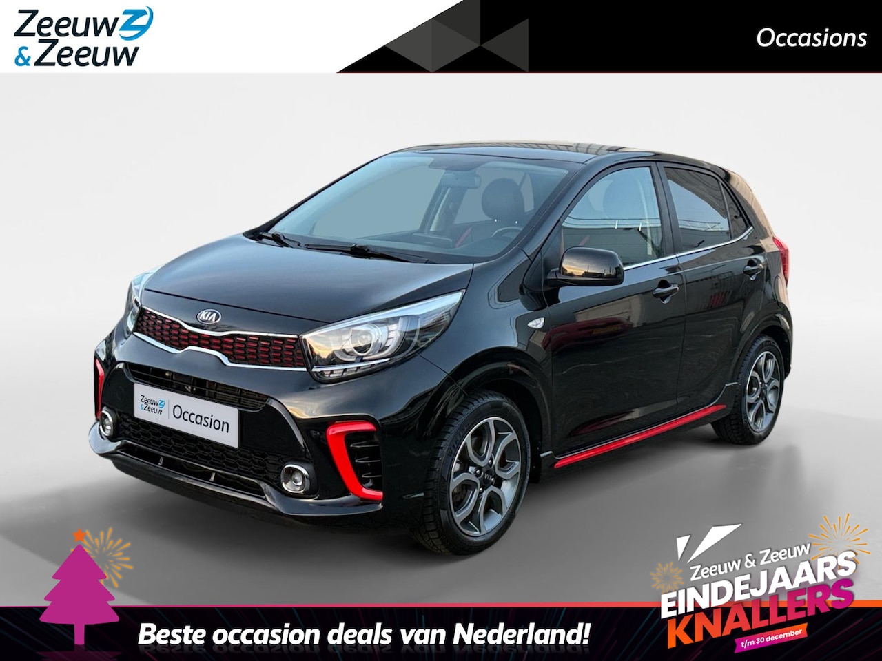 Kia Picanto - 1.0 MPi GT-Line Edition | CAMERA | LEDER | NAVI | LMV | GARANTIE - AutoWereld.nl