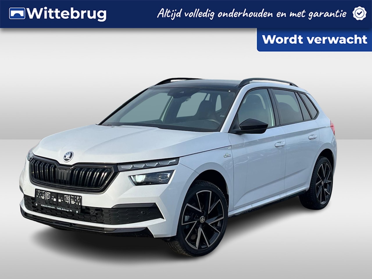 Skoda Kamiq - 1.0 TSI 110pk Monte Carlo / Panorama dak / 18'' LMV / Carplay / Keyless / Achteruitrij cam - AutoWereld.nl