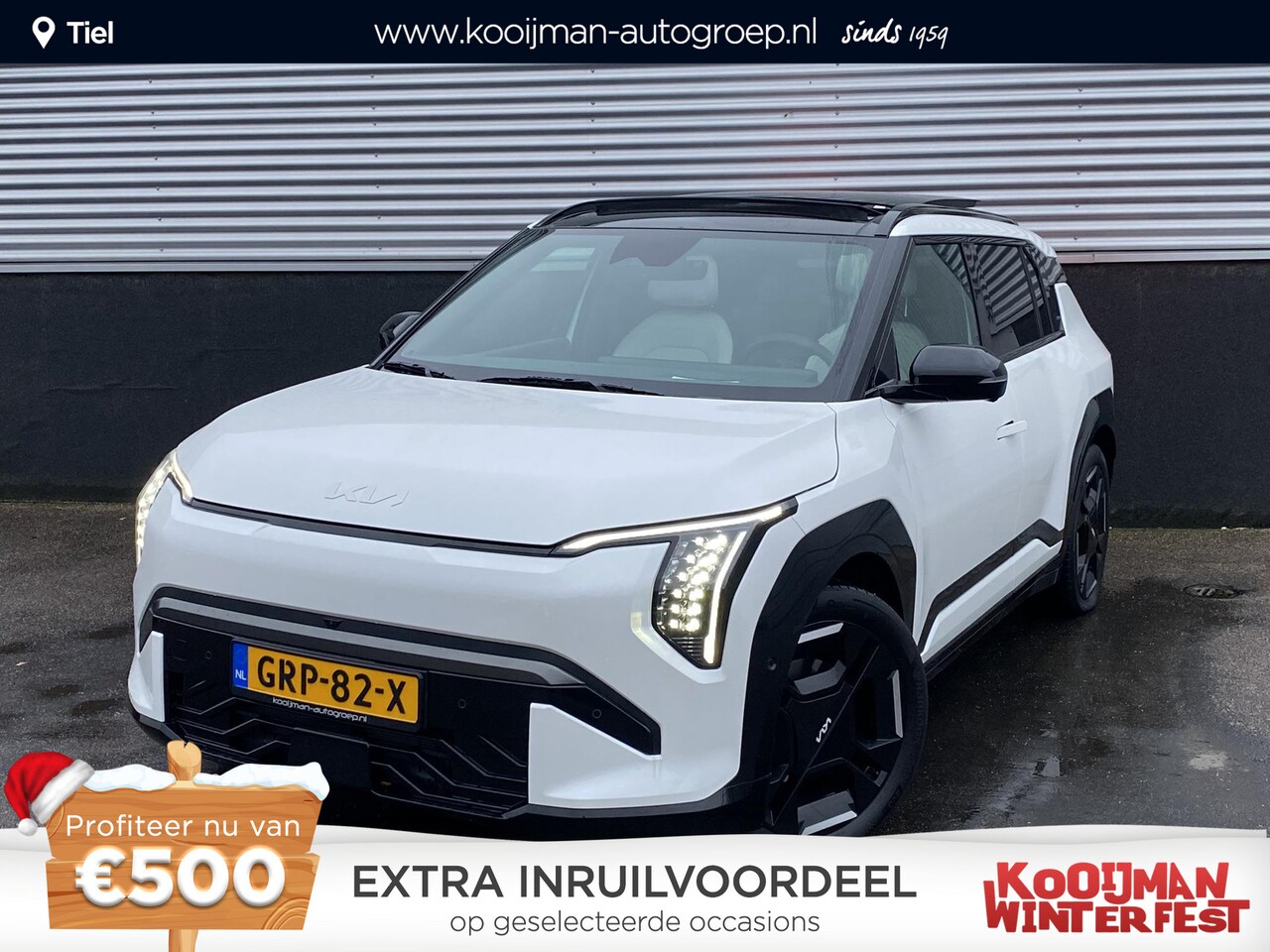 Kia EV3 - GT-PlusLine 81.4 kWh Auto vol luxe! Schuif-/kanteldak, trekhaak, V2L, 360° camera, stoelve - AutoWereld.nl