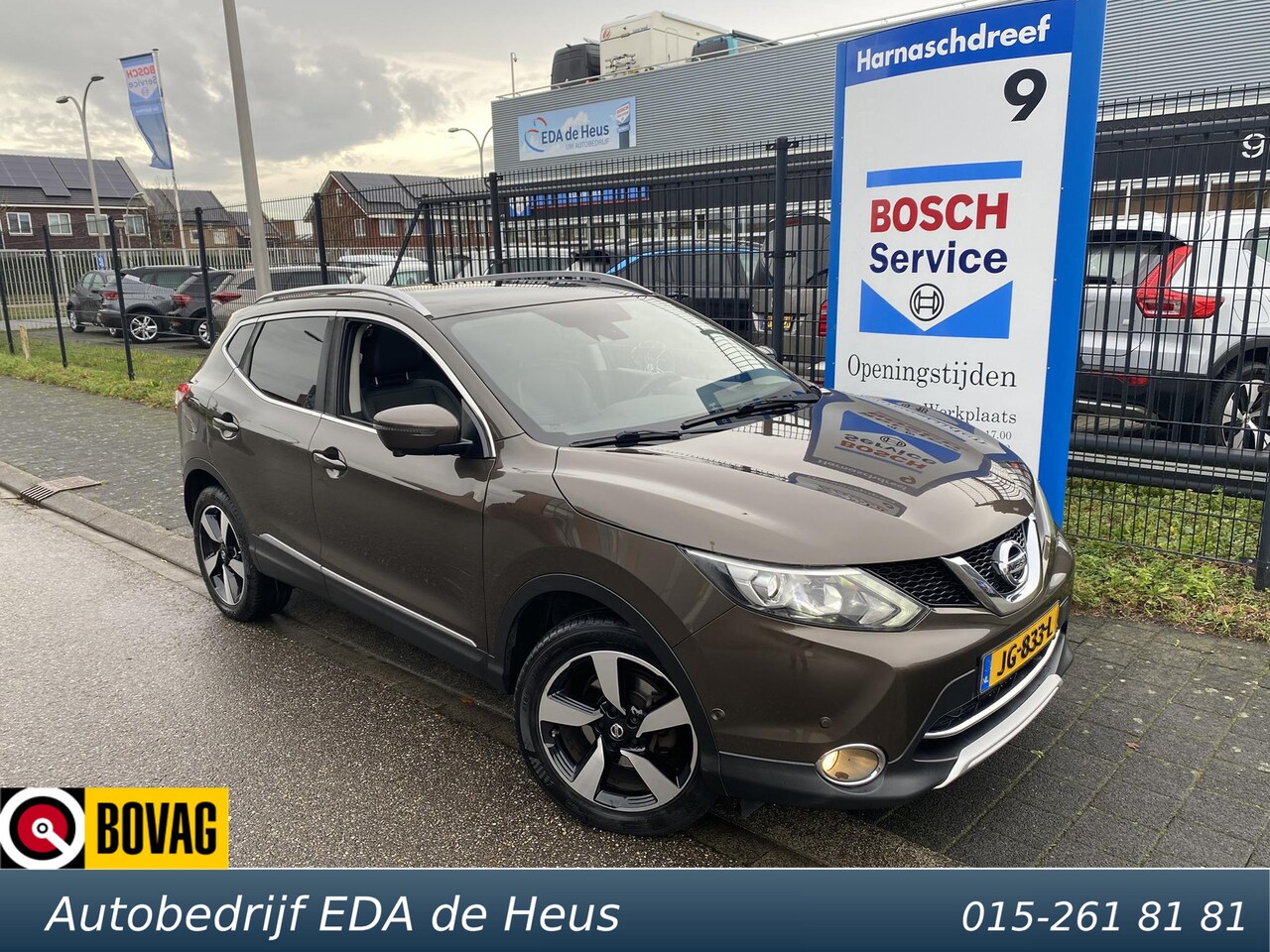 Nissan Qashqai - 1.2 DiG-T Tekna met o.a. panoramadak, stoelverwarming, leer, navigatie, trekhaak, etc. - AutoWereld.nl