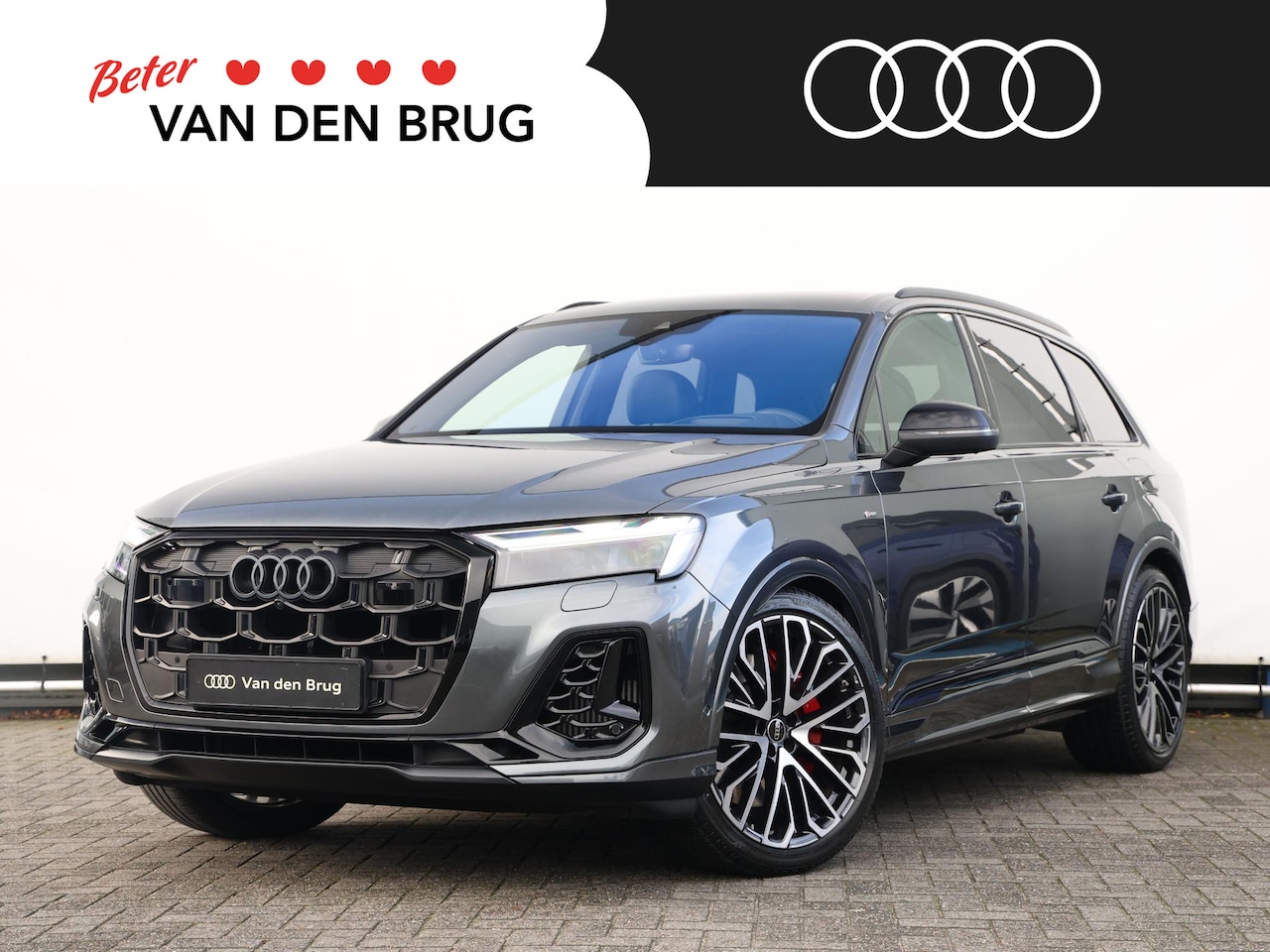 Audi Q7 - 55 TFSI e quattro Pro Line S | Verwarm baar stuurwiel + voorraam | HUD | Matrix LED | Trek - AutoWereld.nl