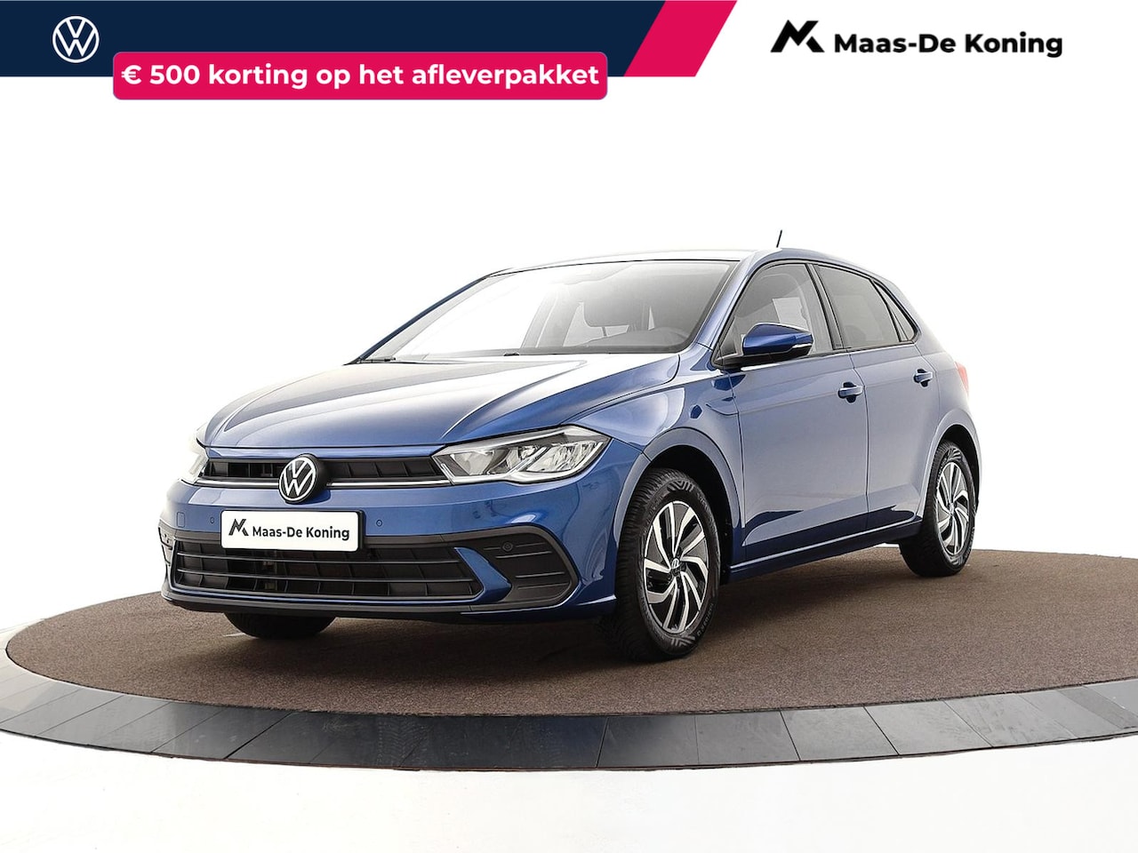 Volkswagen Polo - 1.0 TSI 95pk Life · Apple/Android Car Play · Navigatie · P-Sensoren · Airco · Getint Glas - AutoWereld.nl