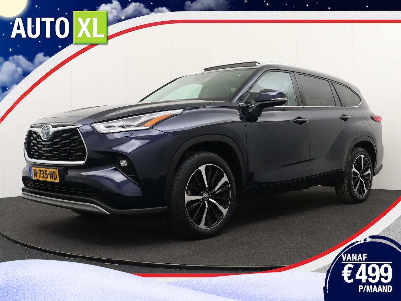 Toyota Highlander - 2.5 428 PK AWD Hybrid Business+ 7P Pano-dak Adapt.Cruise - AutoWereld.nl