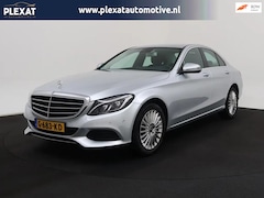 Mercedes-Benz C-klasse - 180 Premium Plus Aut. | Stoelverwarmd | Dodehoek | Lederen Dashboard | 55.000KM | Sportsto
