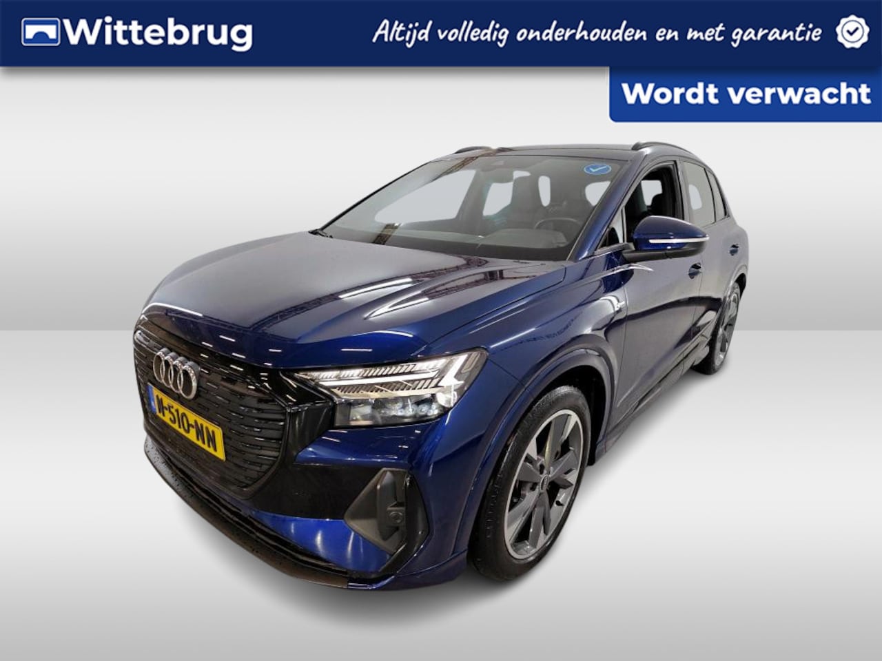 Audi Q4 e-tron - 40 Launch edition S Competition 204pk 77 kWh / Matrix LED / Zwart Optiek / Elek Achterklep - AutoWereld.nl