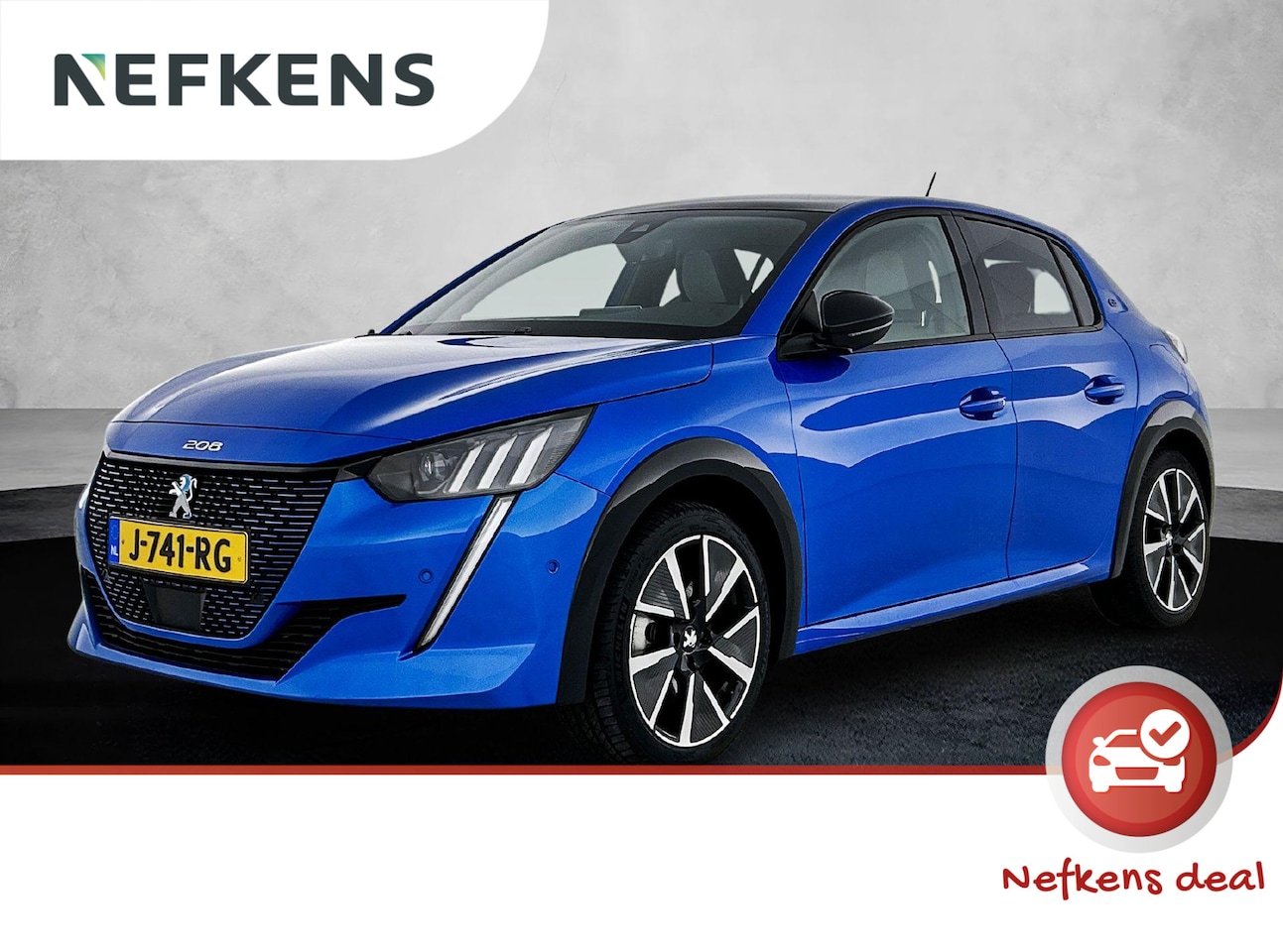 Peugeot e-208 - GT 50kWh 136pk Automaat | 1ste eigenaar | Glazen dak | 3 FASE | 94% ACCURAPPORT | Dodehoek - AutoWereld.nl