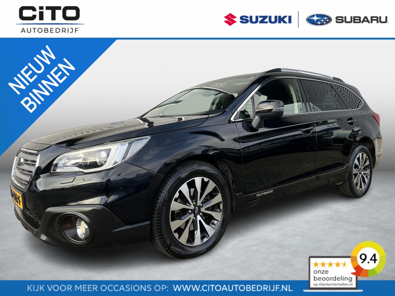 Subaru Outback - 2.5i Premium Automaat | Trekhaak | Elek. Schuif/Kantel Dak | Navi | Voorstoelen Elek. Vers - AutoWereld.nl