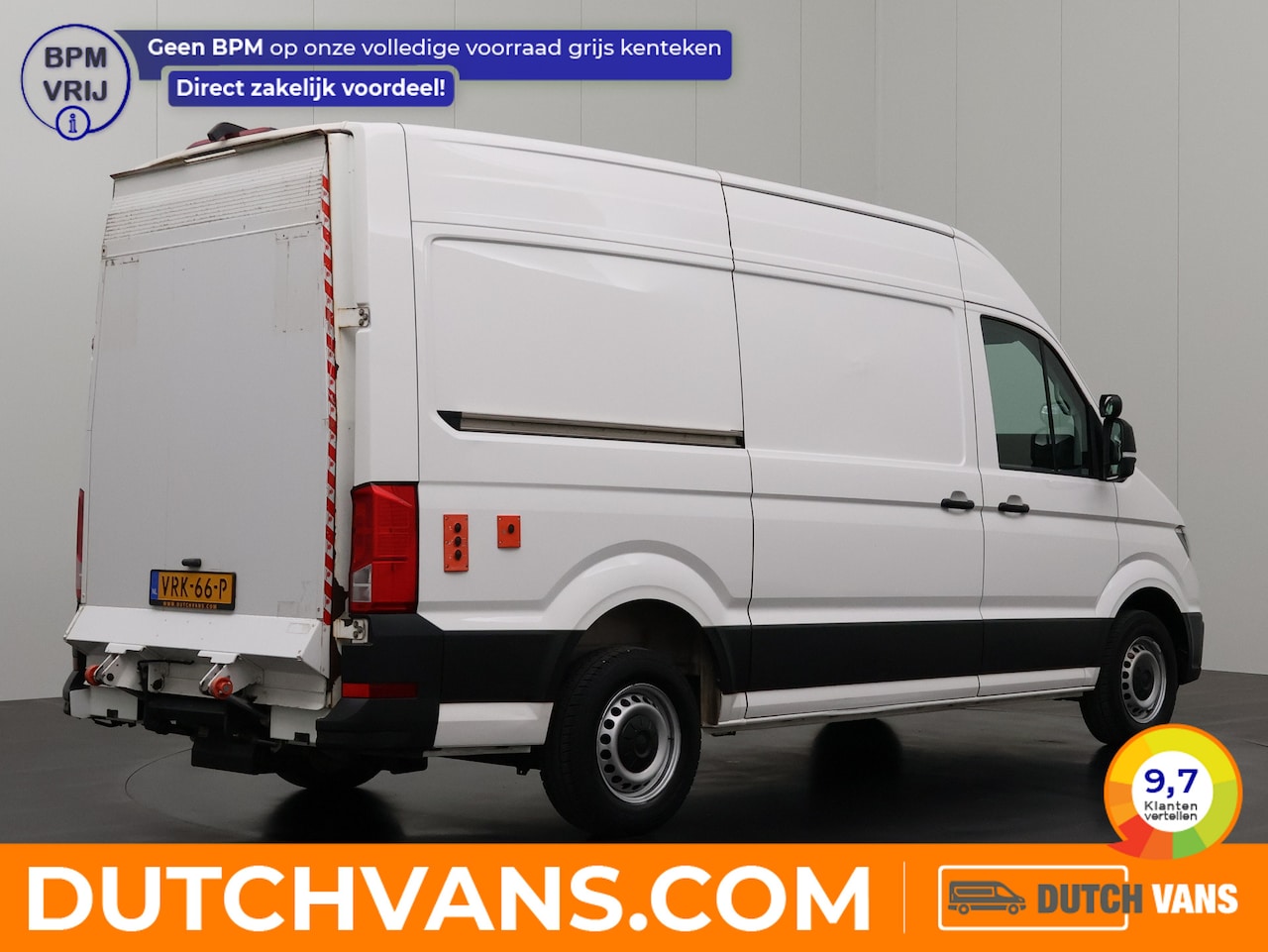 Volkswagen Crafter - 2.0TDI 140PK DSG Automaat L3H3 Laadklep | Laadlift | Airco | Cruise | Camera | Multimedia - AutoWereld.nl