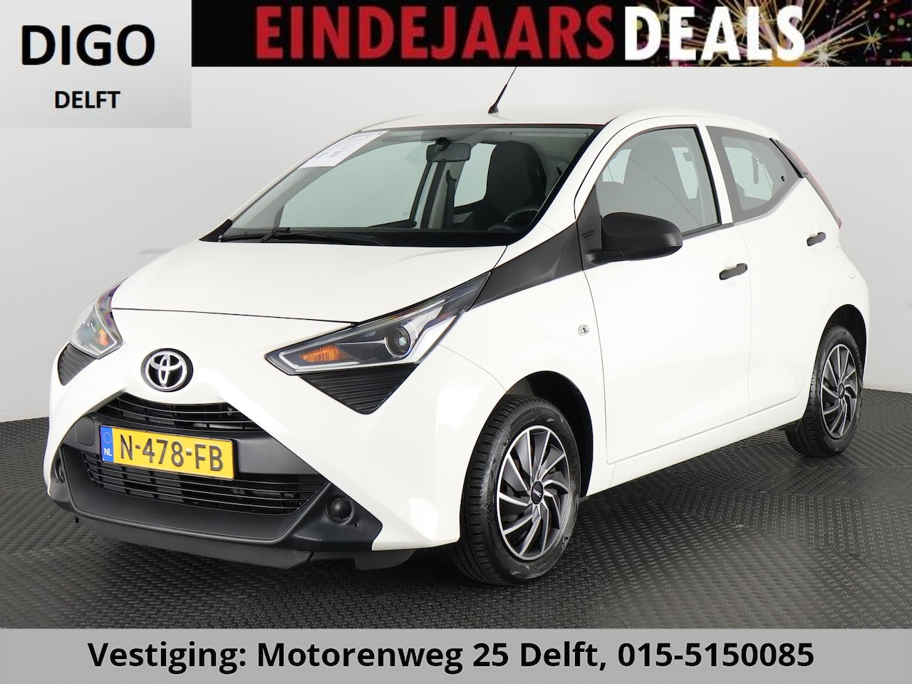 Toyota Aygo - 1.0 VVT-i X CARPLAY NAVI 1e EIG.GARANTIE 10-2031 VOLLEDIG OH. AUDIO. SPEED LIMITER. - AutoWereld.nl