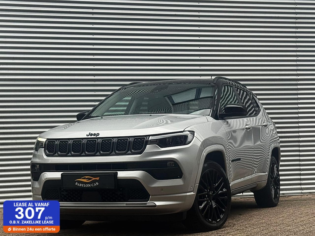 Jeep Compass - 4xe 240 Plug-in Hybrid S/Panodak /Camera/Leder/Navi/Electric Limited - AutoWereld.nl