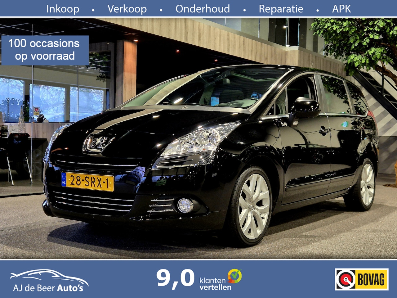Peugeot 5008 - 1.6 Turbo HP Family 7p. Panorama | Trekhaak | Navigatie | Cruise | NAP - AutoWereld.nl