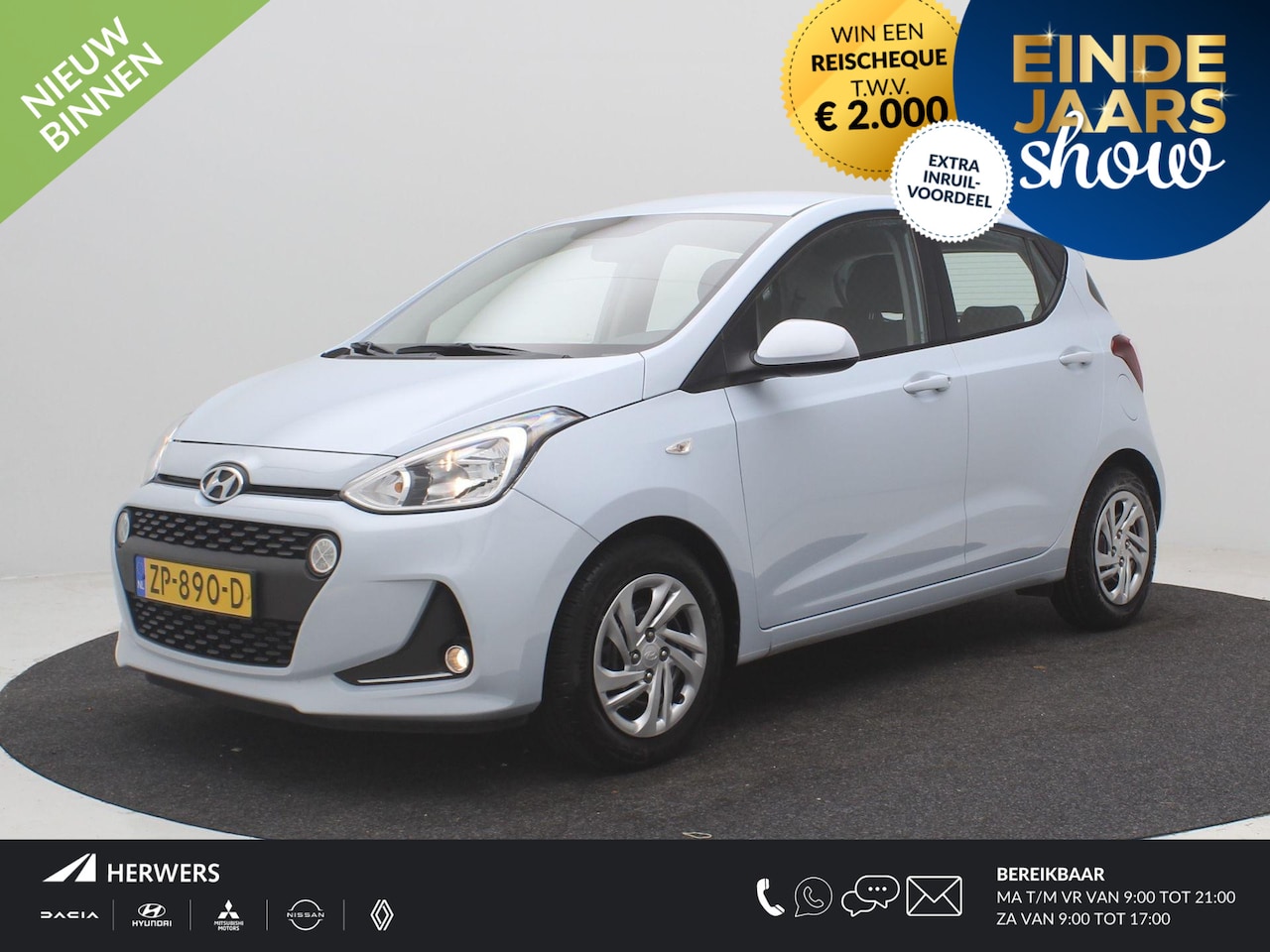 Hyundai i10 - 1.0i Comfort / Airco / Cruise Control / Bluetooth / 5-Deurs / Historie Bekend / Limit Cont - AutoWereld.nl