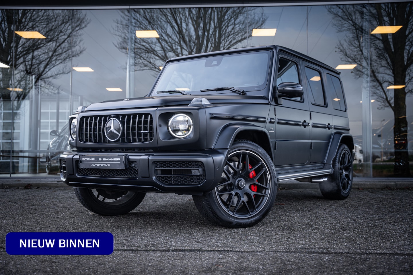 Mercedes-Benz G-klasse - 63 AMG 585pk ** Manufaktur ** Burmester ** 22inch ** Designo Nachtzwart Magno ** PPF ** NL - AutoWereld.nl