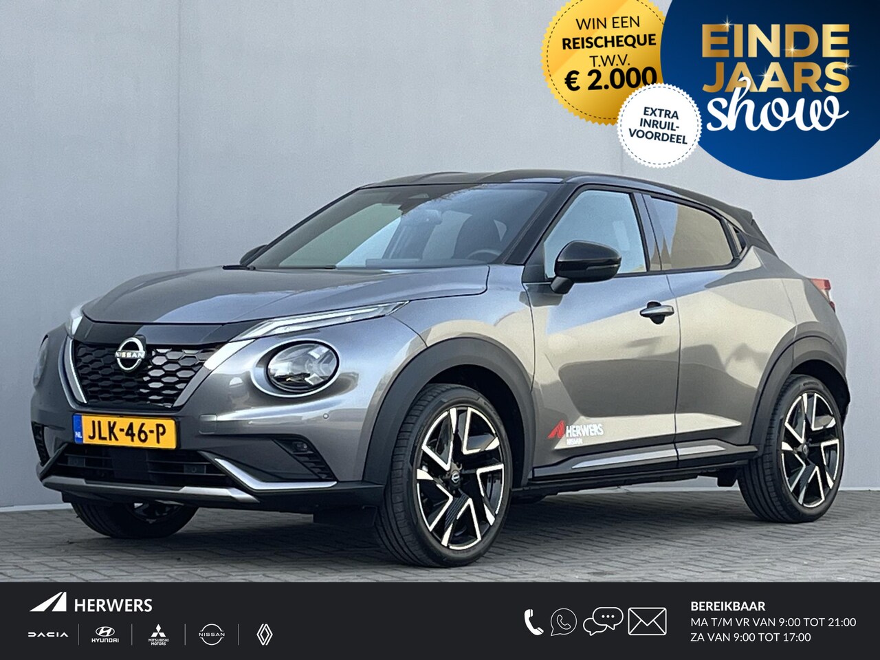 Nissan Juke - 1.6 Hybrid N-Design / Cold Pack Light / Apple Carplay & Android Auto / Achteruitrijcamera - AutoWereld.nl