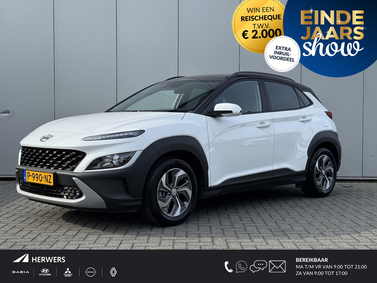Hyundai Kona - 1.6 GDI HEV Comfort / Cruise Control /Automatische airco/ Eerste eigenaar/ dealer onderhou - AutoWereld.nl