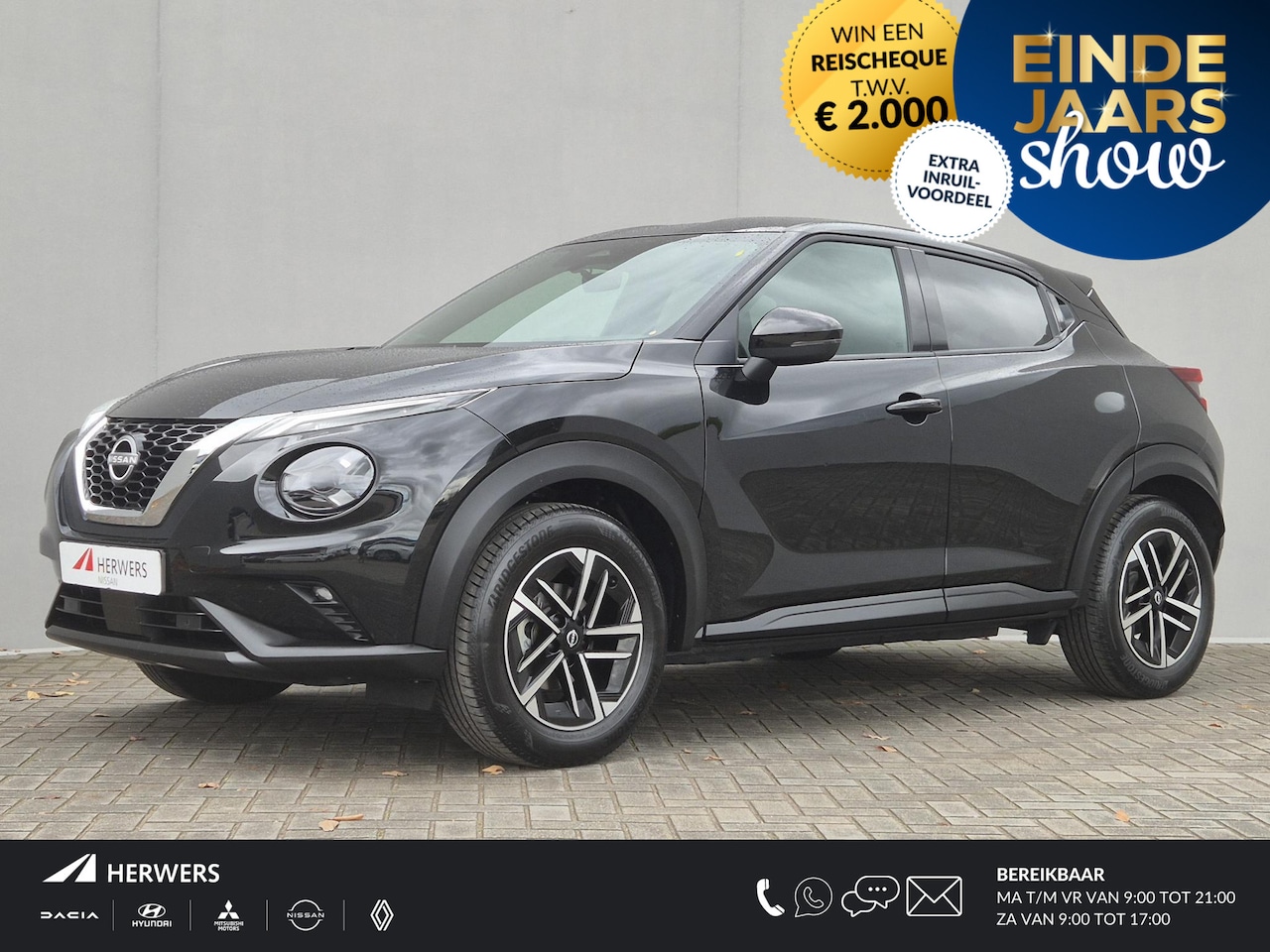 Nissan Juke - 1.0 DIG-T N-Connecta / Fabrieksgarantie t/m 12-03-2028 / Cold Pack / Trekgewicht 1250 kg / - AutoWereld.nl
